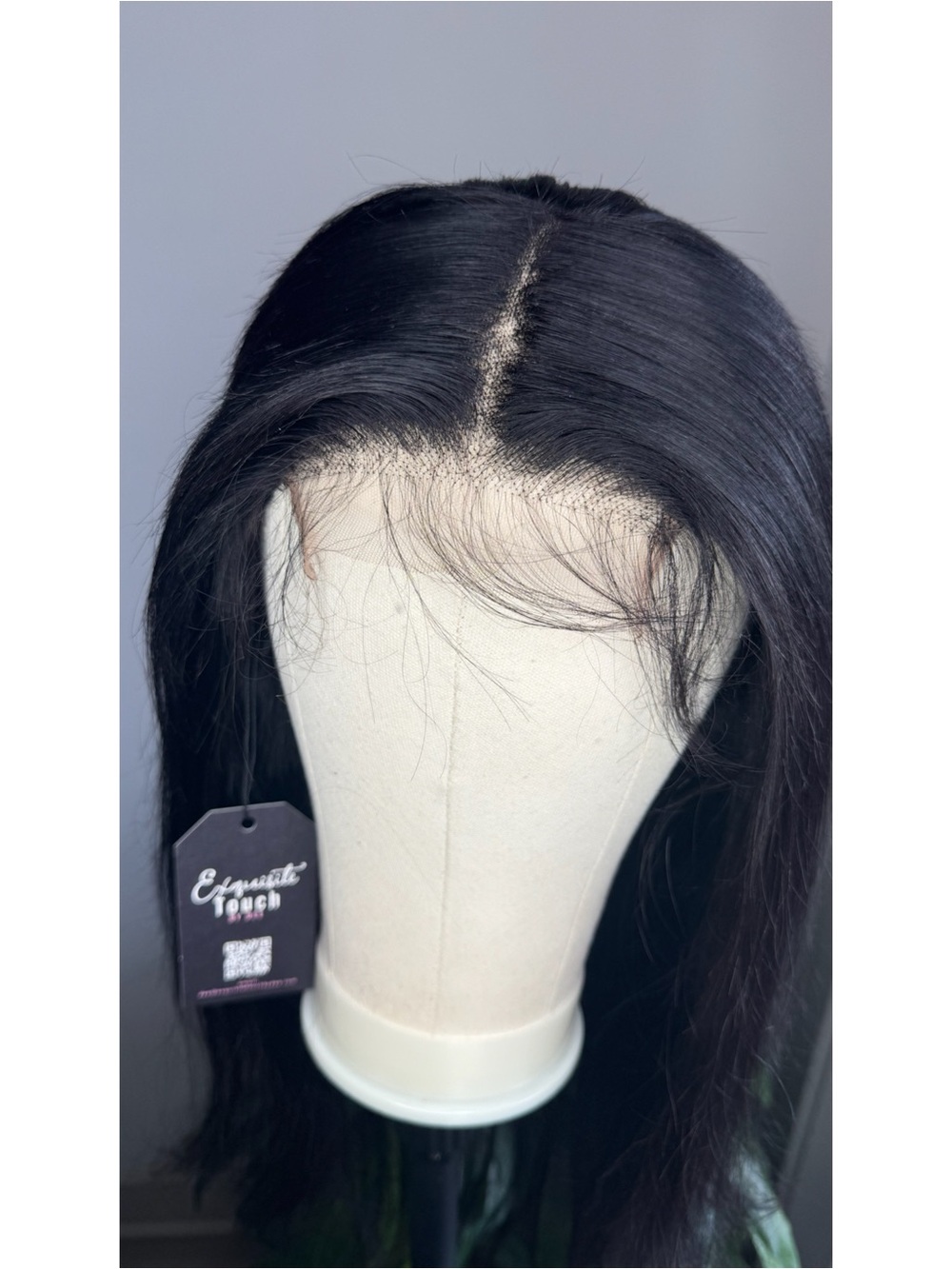 Custom Brazilian Straight Human Hair Closure Wig